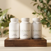 Three 180-capsule bottles of Juvelixir Daily Longevity Blend